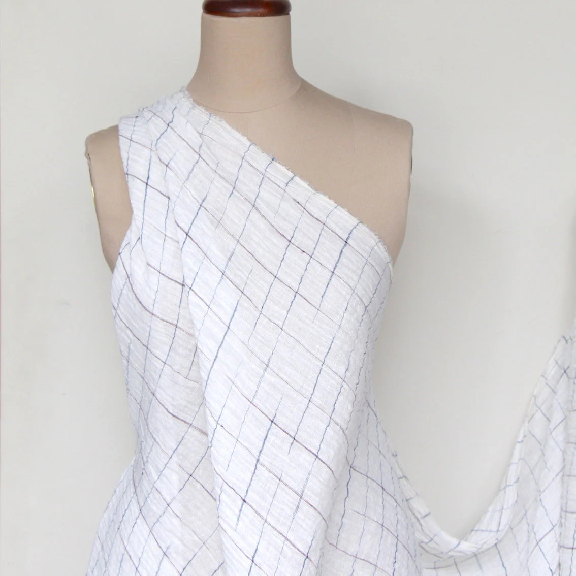 Milos Porcelain Crinkle Linen - Image 7