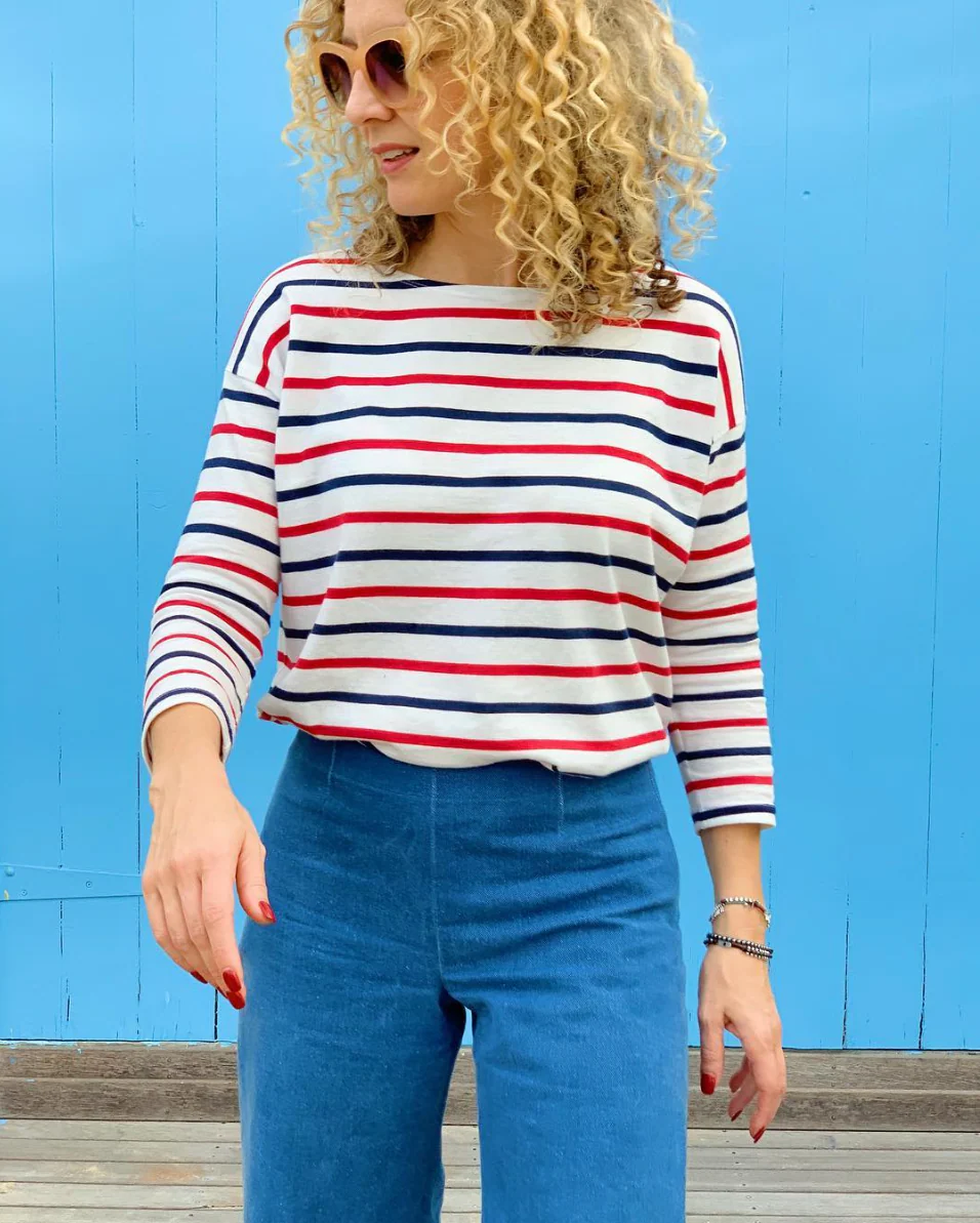 Mimasu Wide Line - Navy/Red Stripe - Image 5