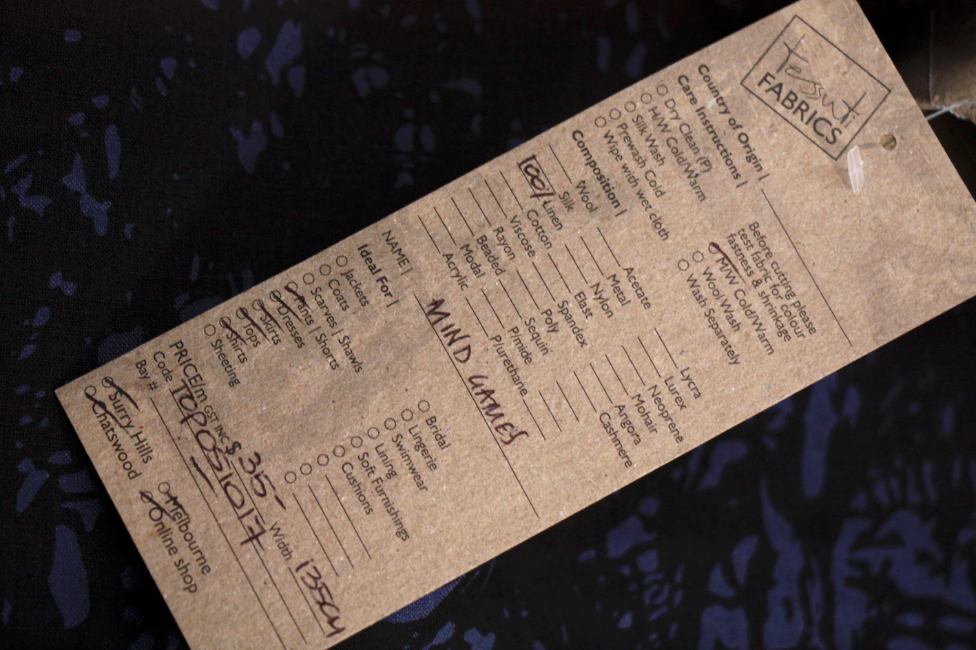 Mind Games - Printed Linen - Image 3