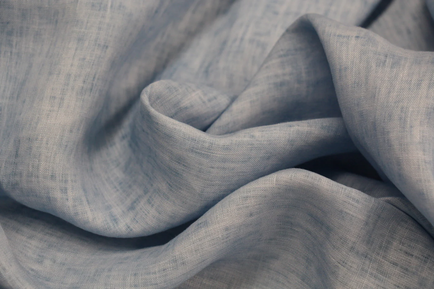 Minford Blue Mist Hanky Linen - Image 2