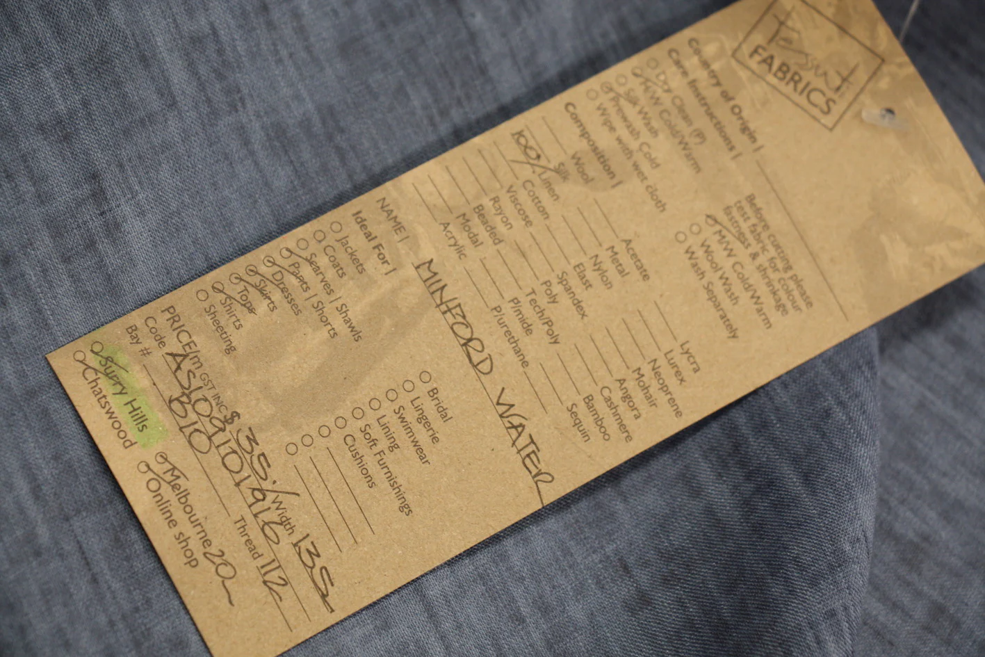 Minford Water Hanky Linen - Image 4