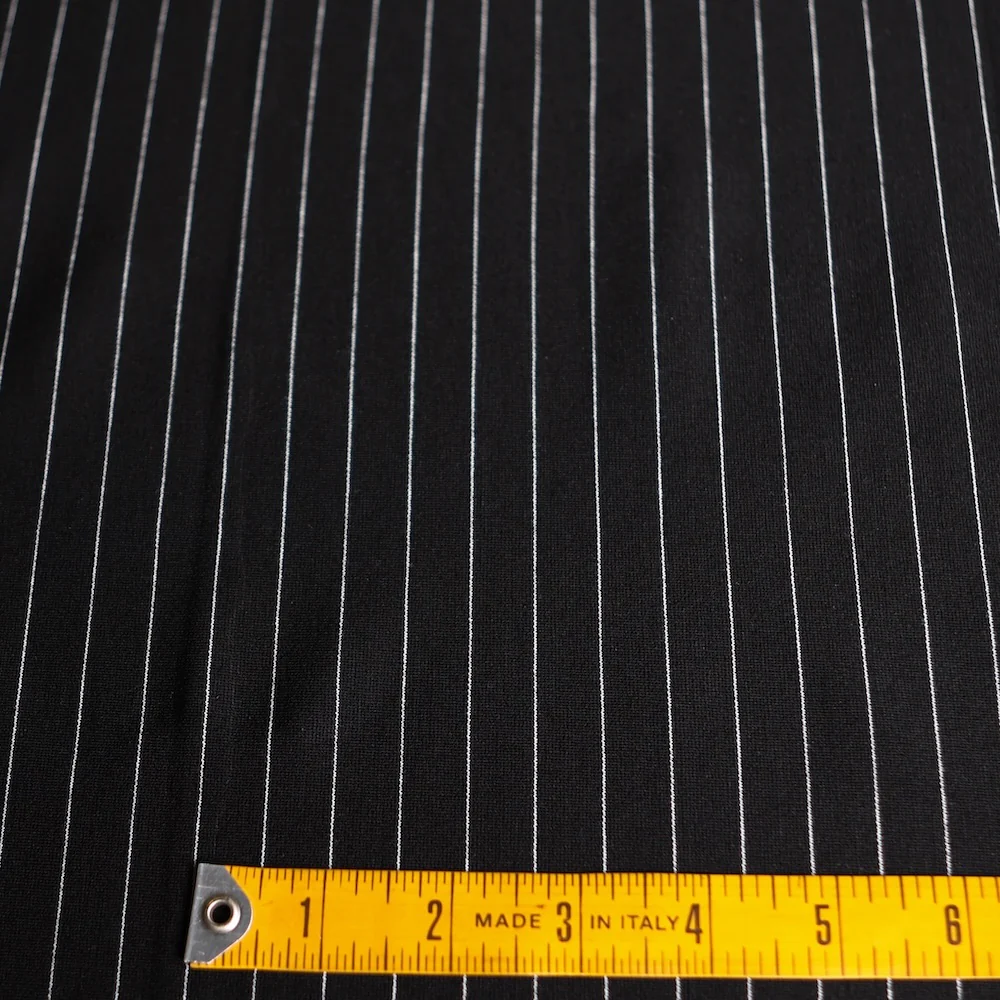 Mini Black Stripe Ponti - Image 3
