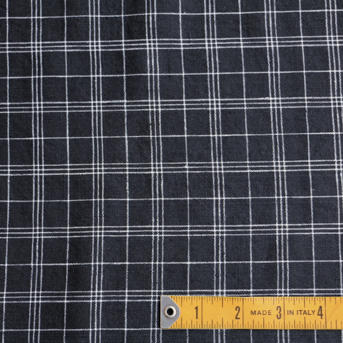 Mini Four Square Check Bio Wash Linen - Image 3
