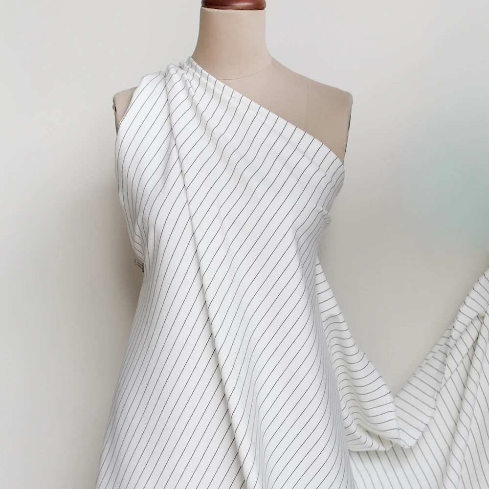 Mini Ivory Stripe Ponti - Image 5