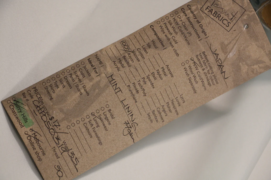 Mint Rayon Lining (137cm wide) - Image 3