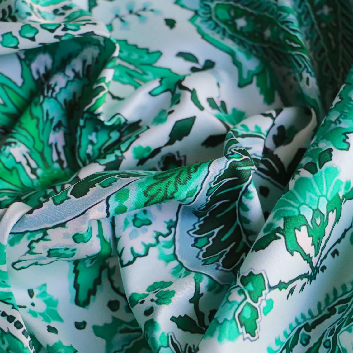 Minted Garden Stretch Cotton - Image 2