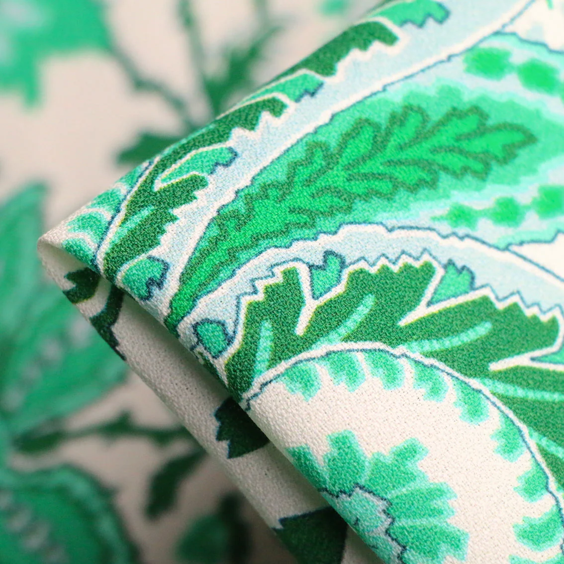 Minted Garden - Viscose Crepe