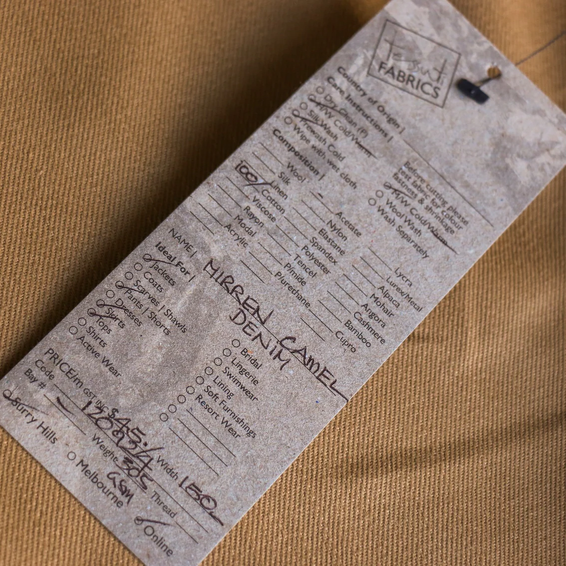 Mirren Camel Denim - Image 3