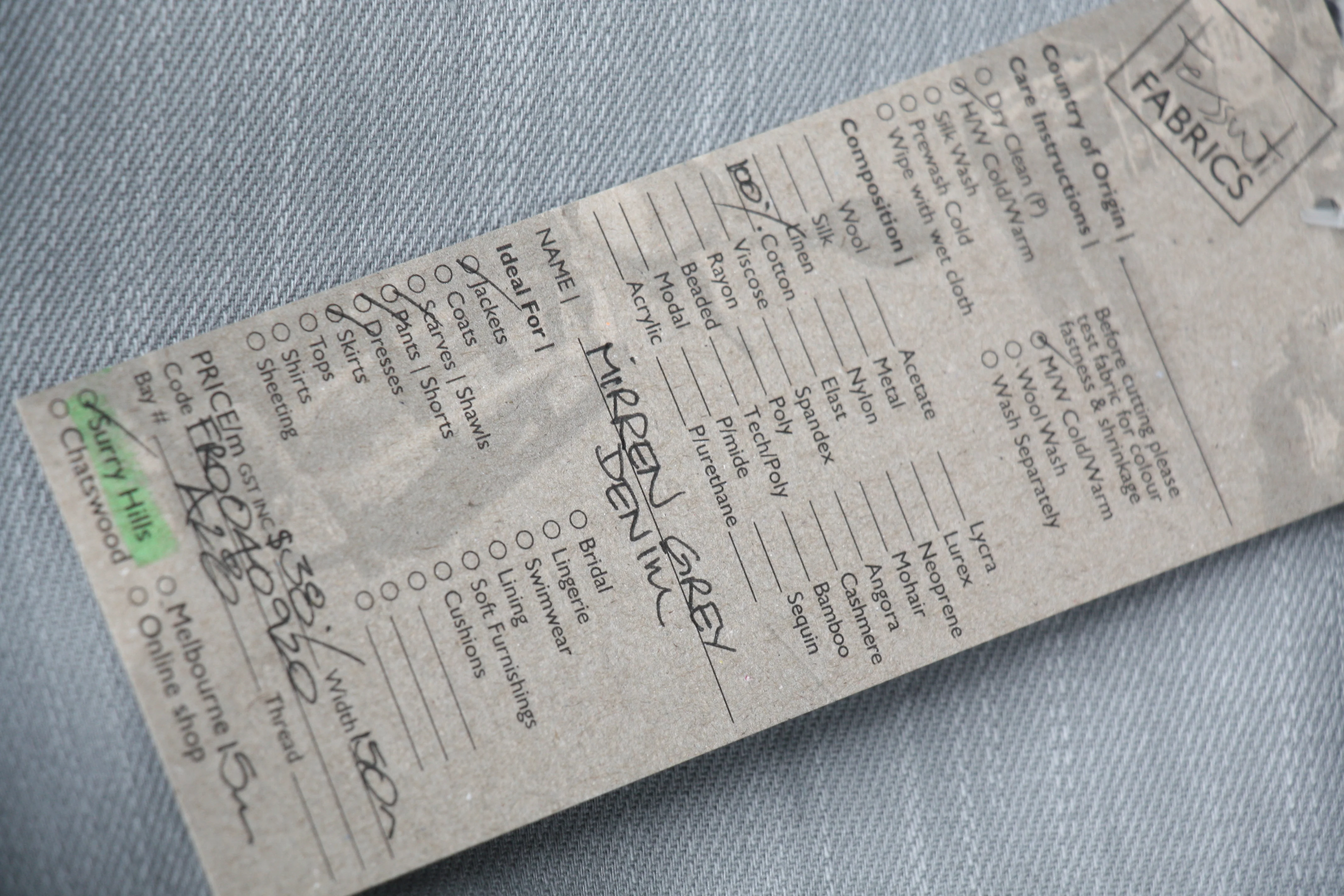 Mirren Grey Denim - Image 2