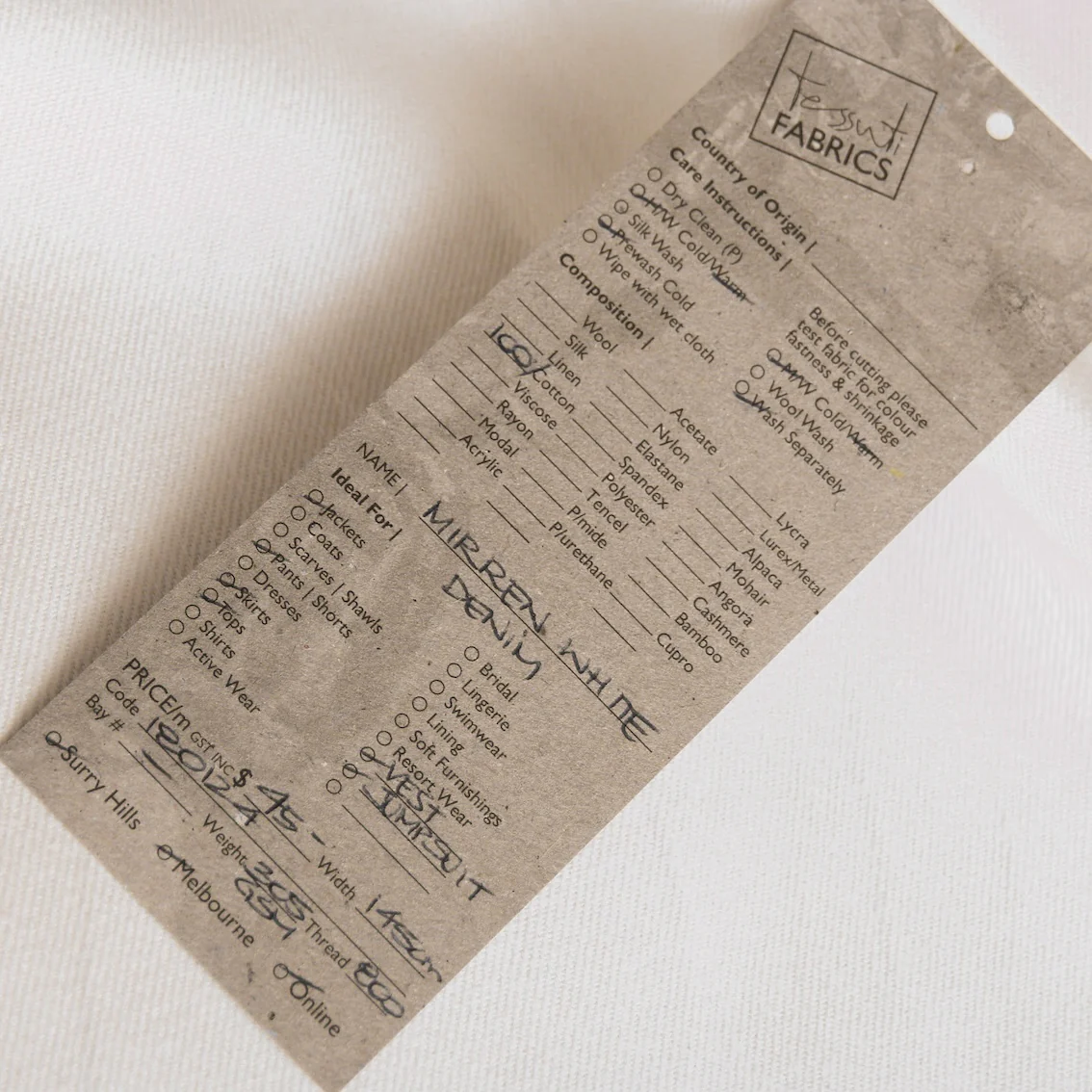 Mirren White Denim - Image 3