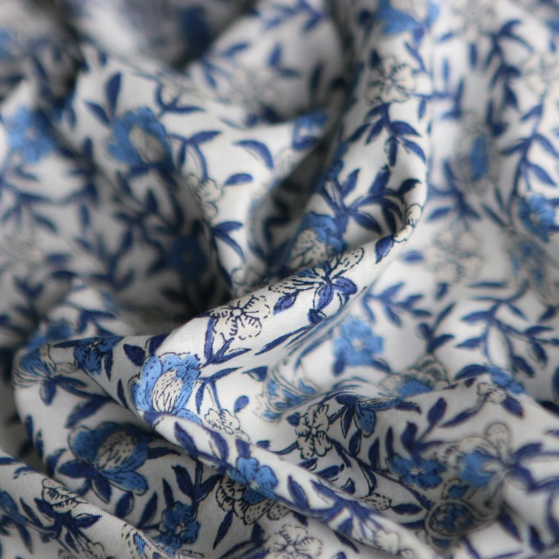 Misha Navy/Wedgewood Cotton - Image 2