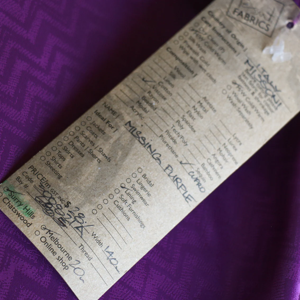 Missing Purple Fancy Lining - Image 3