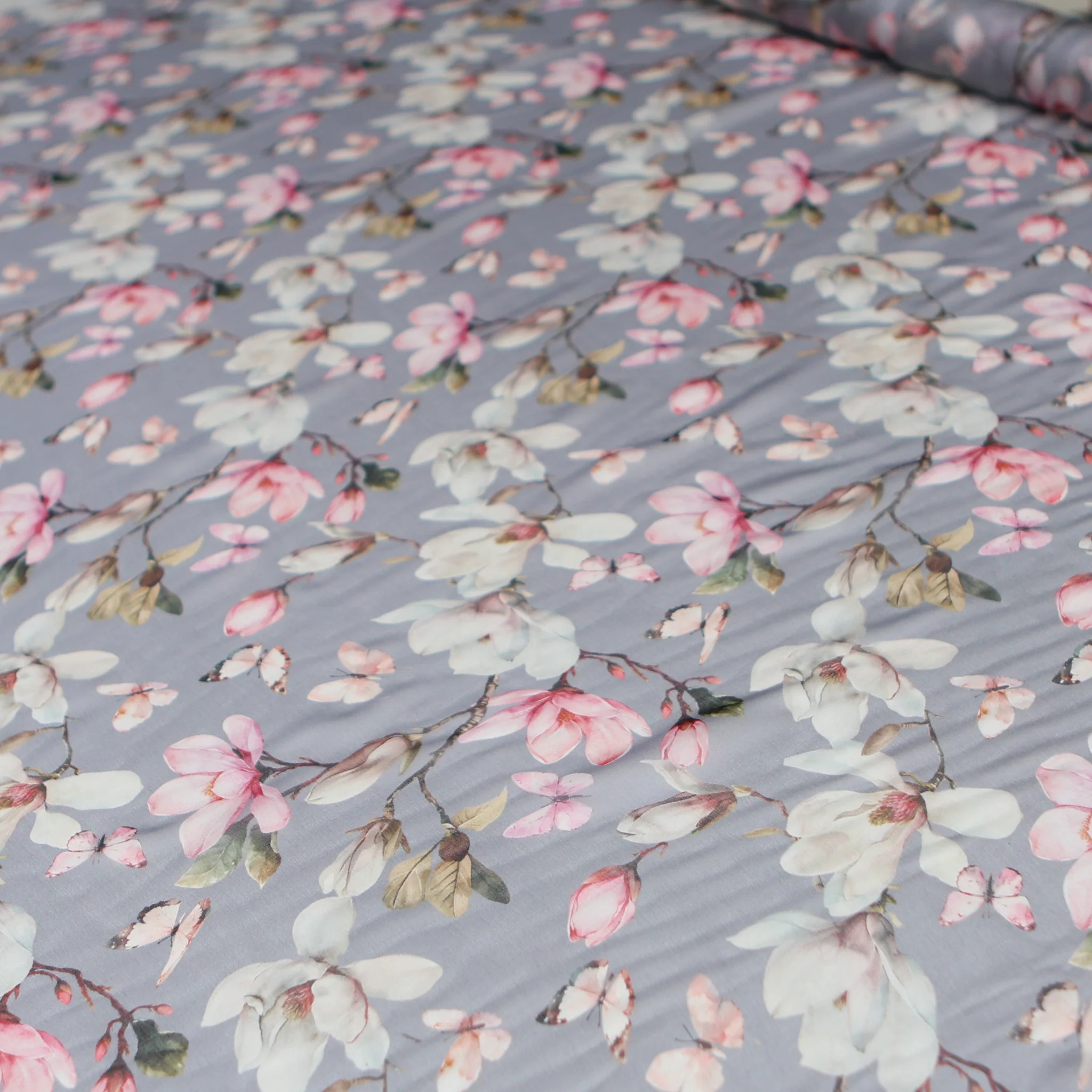 Misty Fleur Silk Chiffon - Image 4