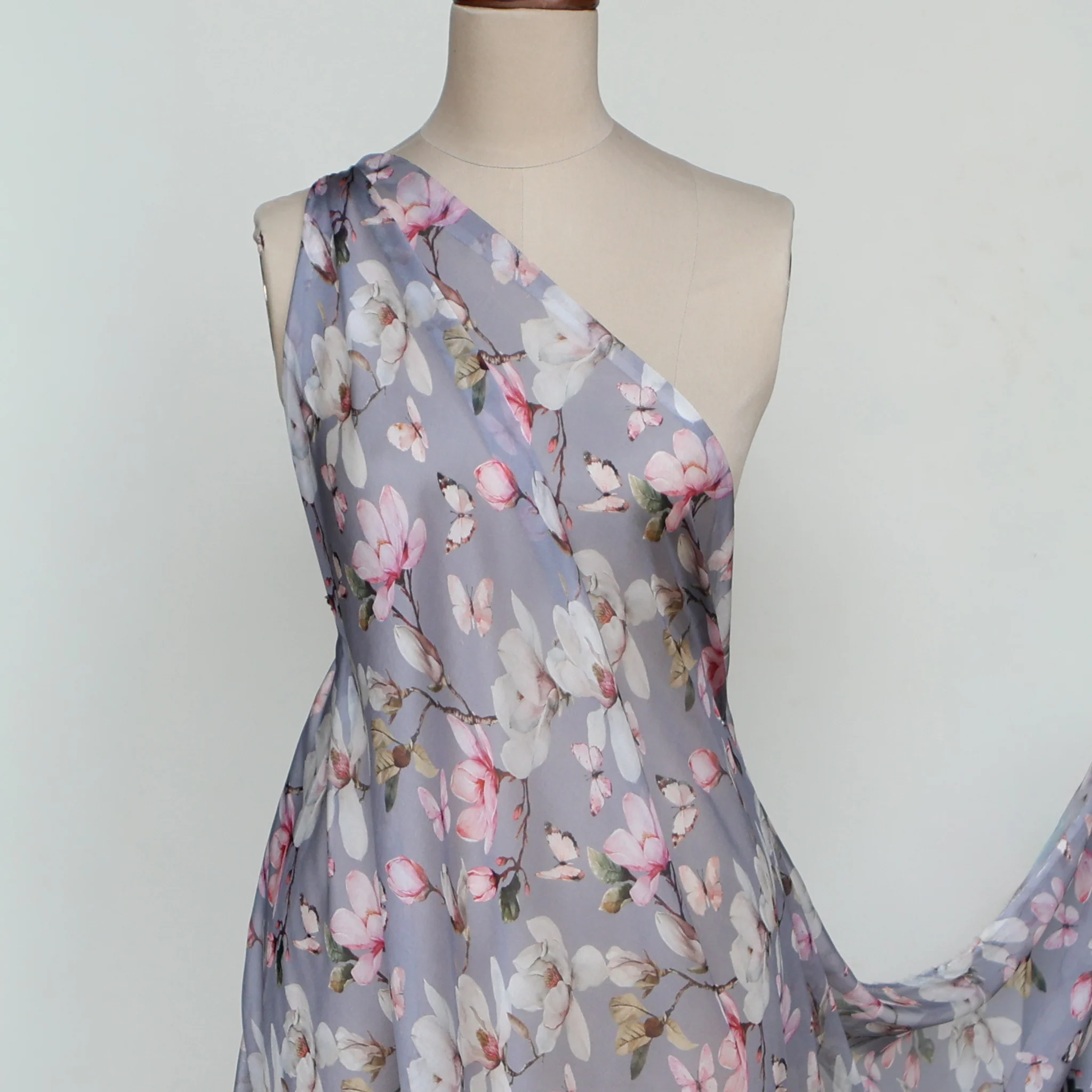 Misty Fleur Silk Chiffon - Image 6