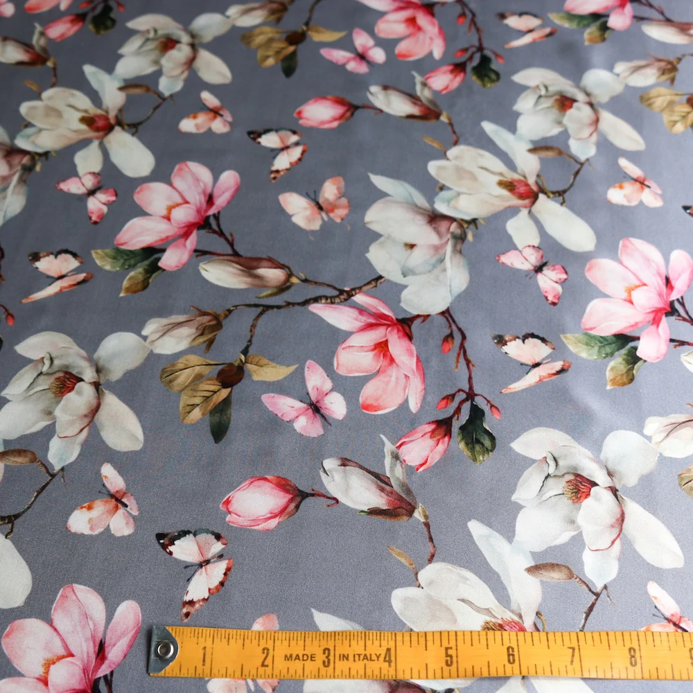 Misty Fleur Silk Satin - Image 3