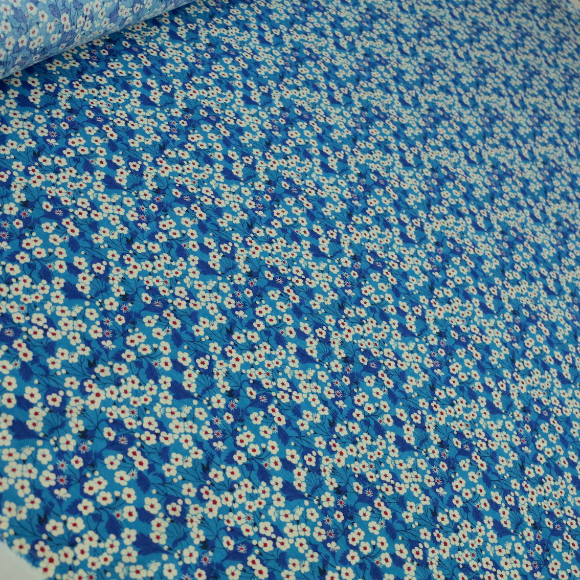 Mitsi Aqua Augusta Linen/Cotton - Image 4