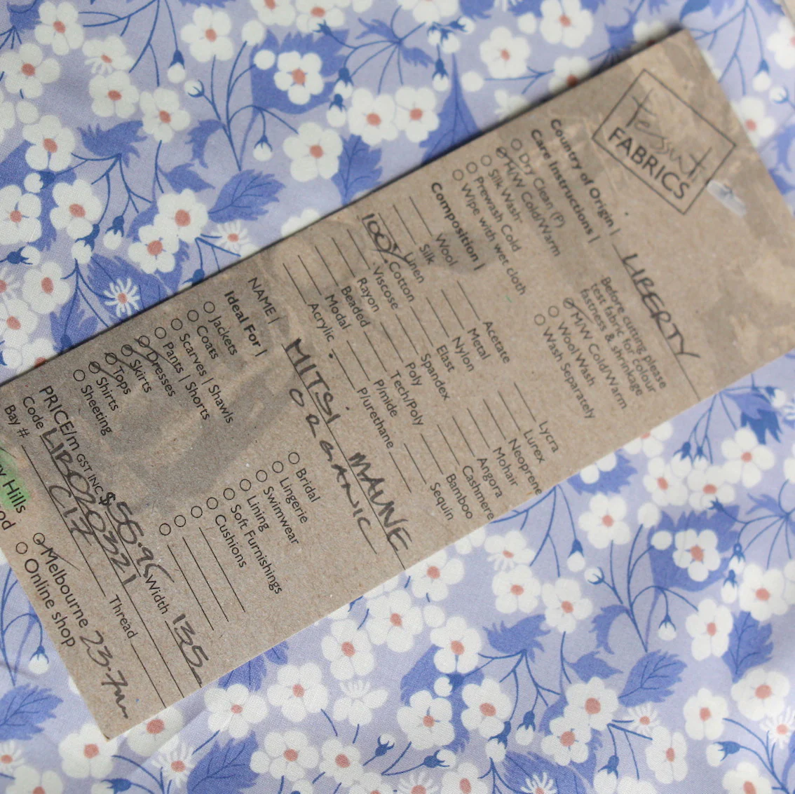 Mitsi Mauve - Liberty Organic Tana Lawn™ - Image 4
