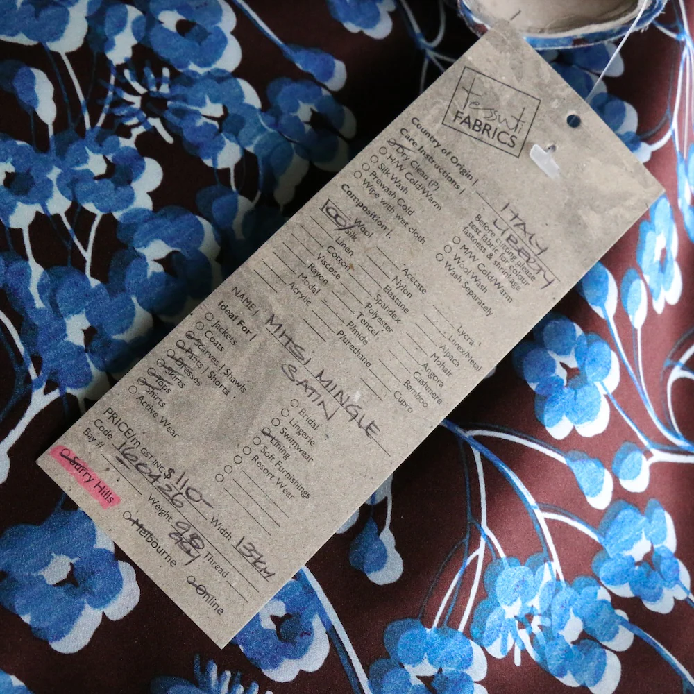 Mitsi Mingle - Liberty Belgravia Silk Satin - Image 4