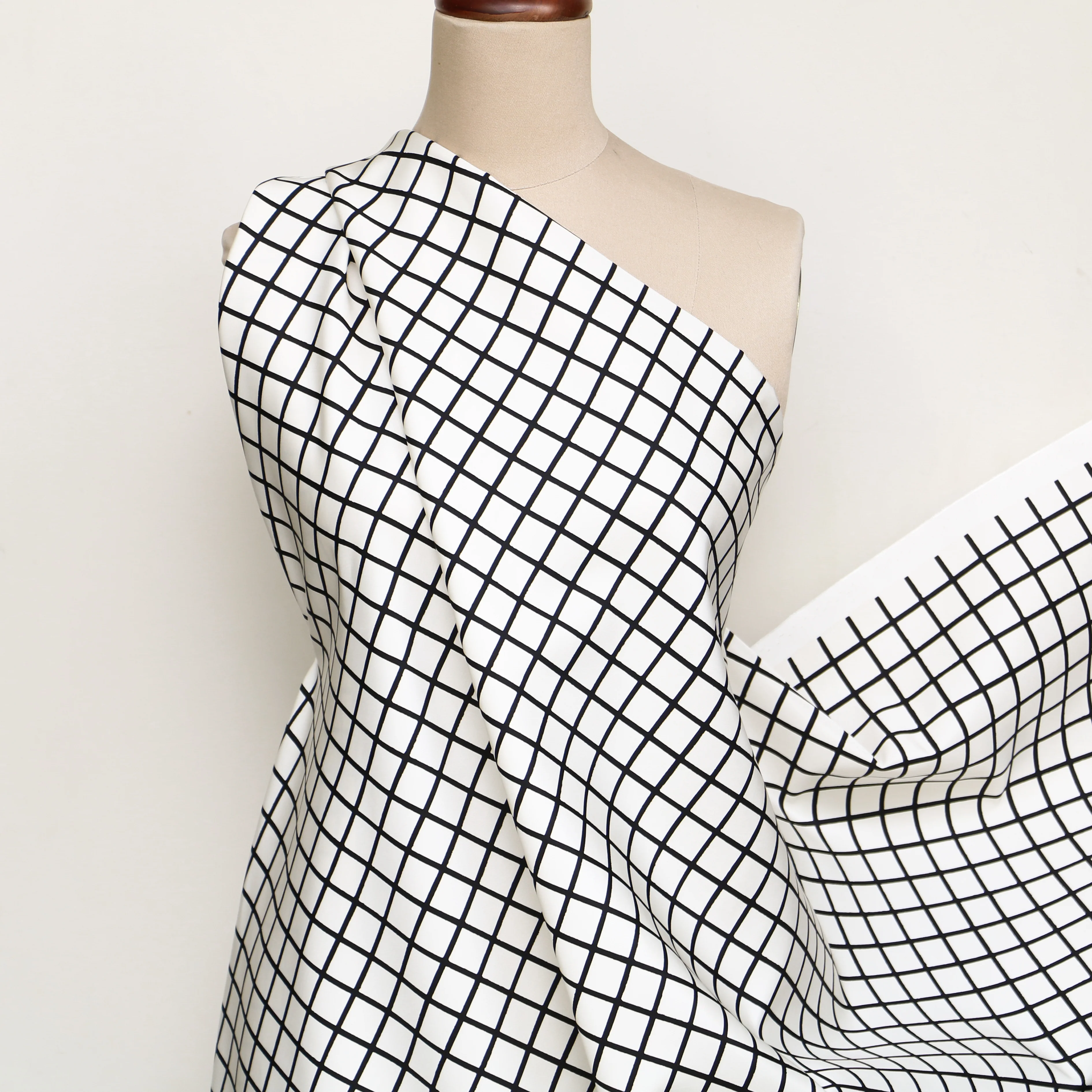 Miu Grid Ivory - Ottoman Taffeta - Image 5
