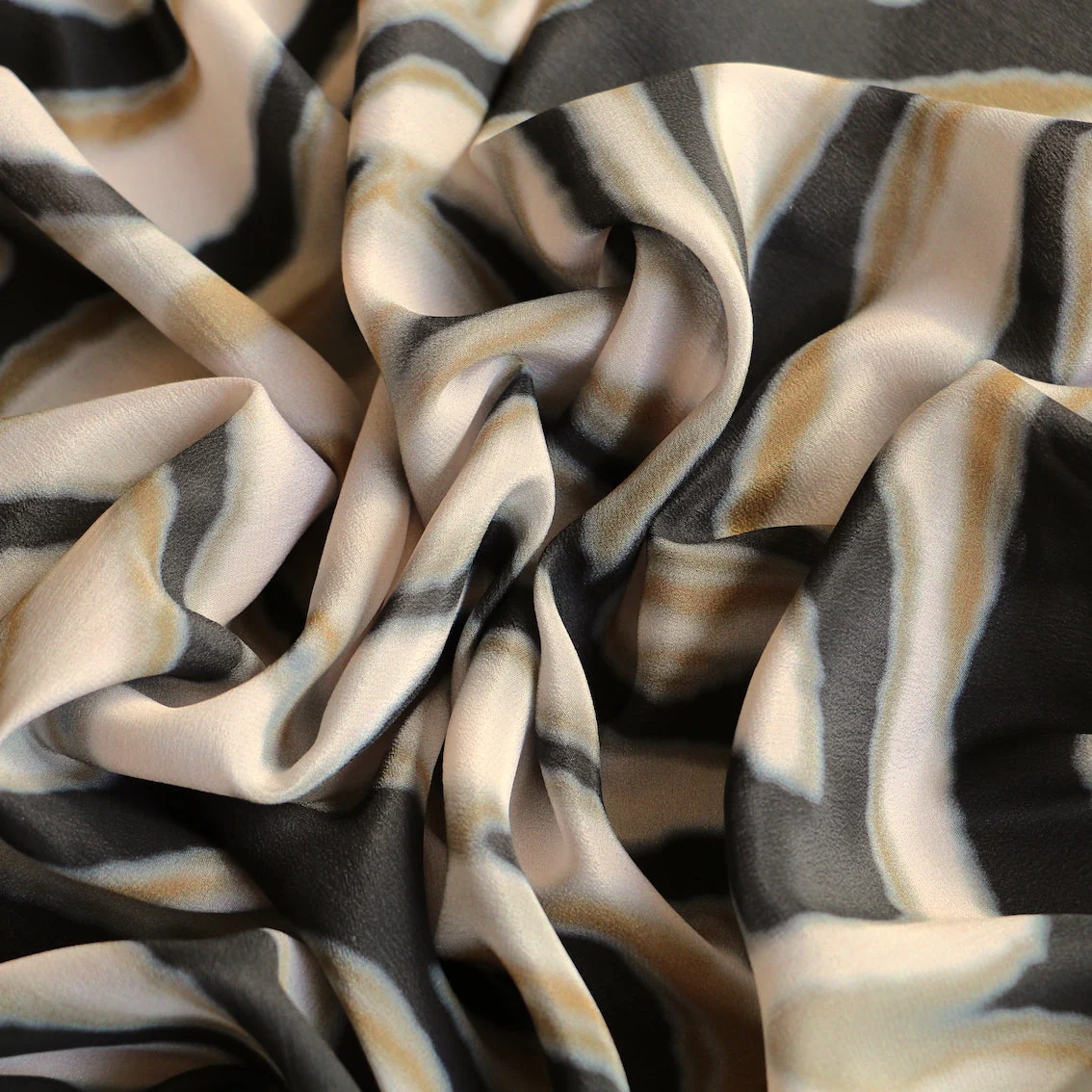 Mixed Up Cat - Silk Crepe De Chine - Image 2