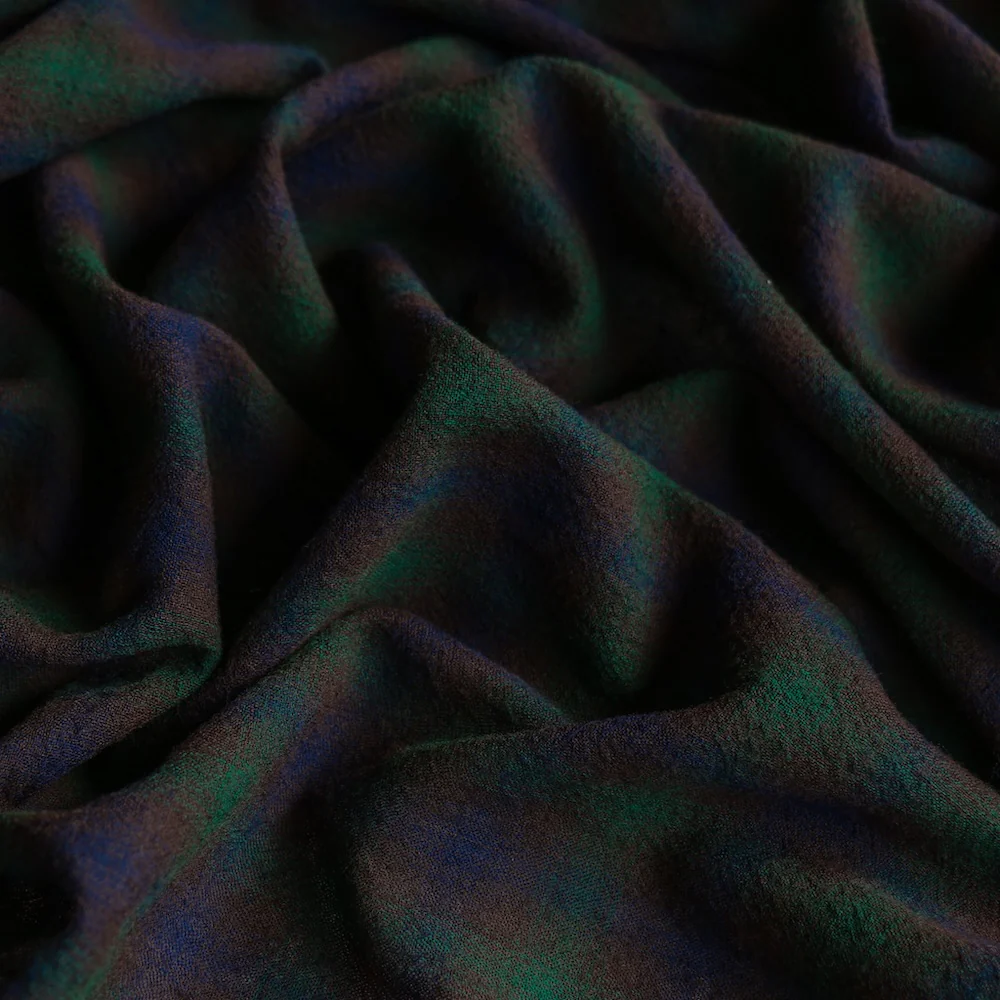 Miyuki Bottle Wool Gauze Tartan - Image 2