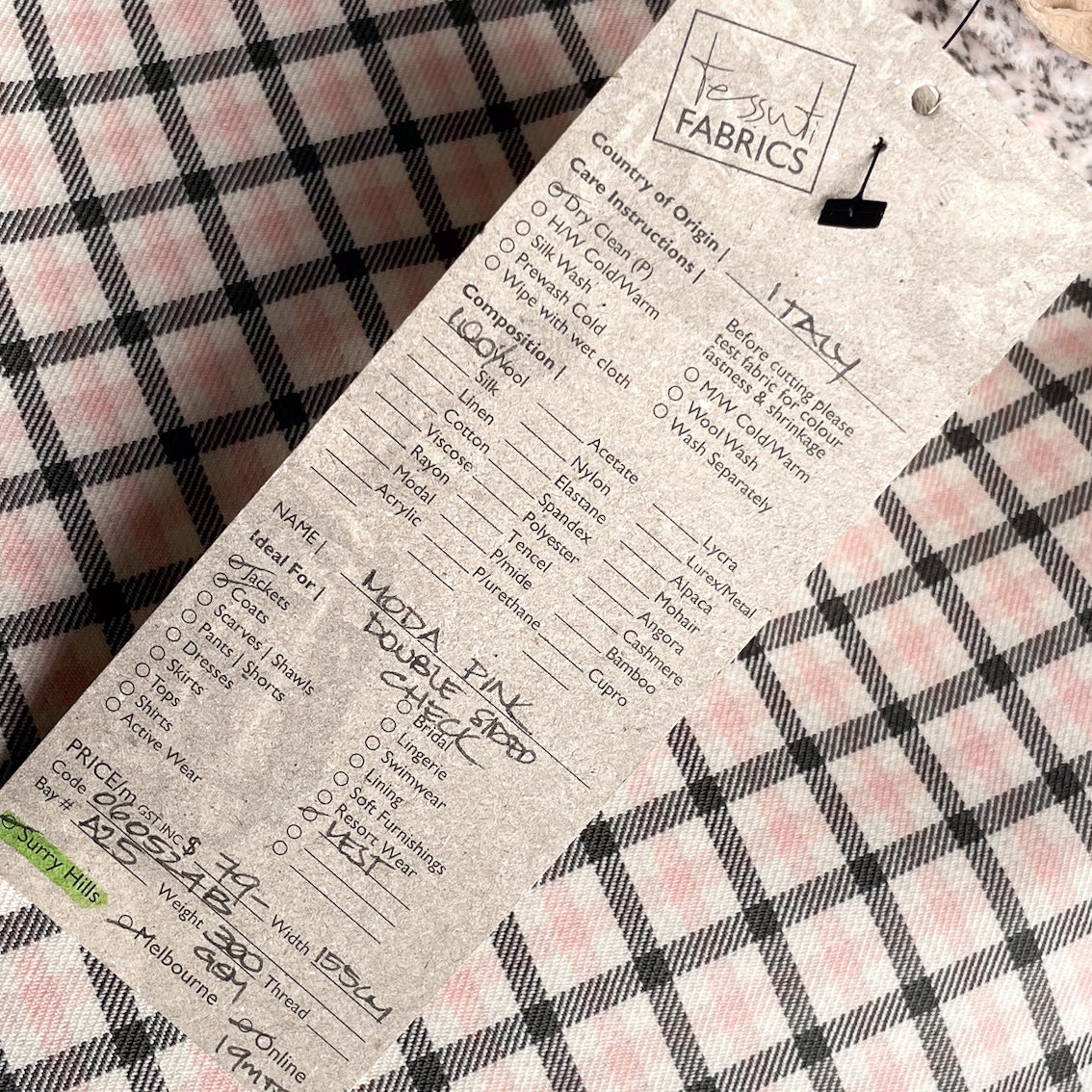 Moda Pink - Double Sided Check - Image 4