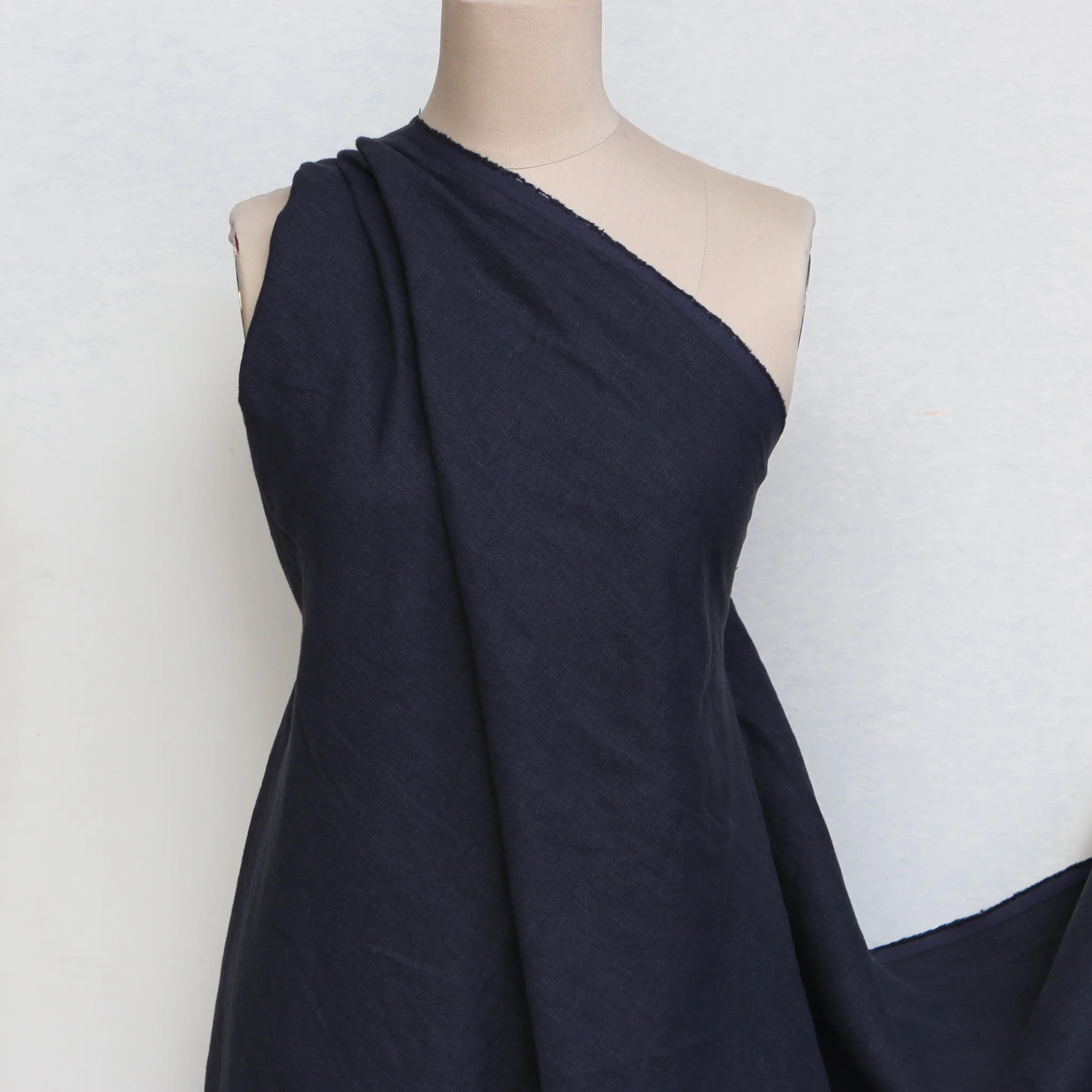 Mondello Navy Linen - Heavy Weight - Image 4