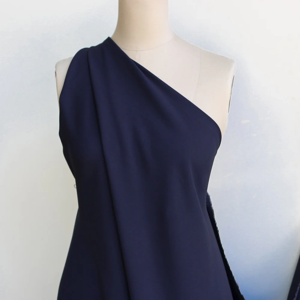 Monika Navy Crepe Stretch Cady - Image 4