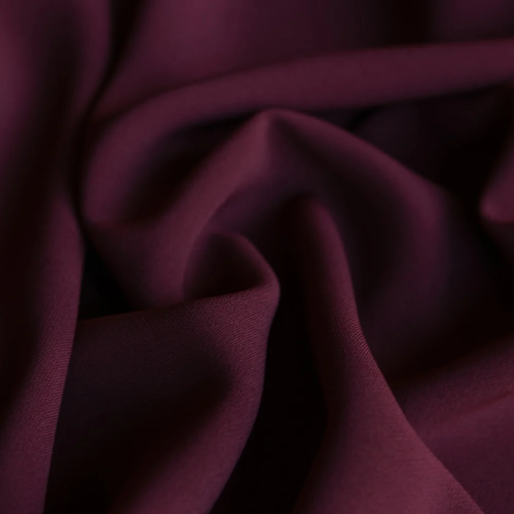 Monika Plum Stretch Crepe Cady - Image 2