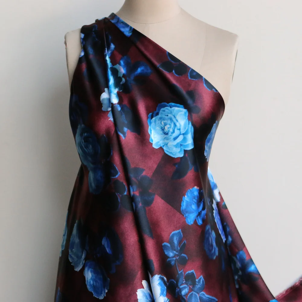Moon Rose - Liberty Silk Satin - Image 5