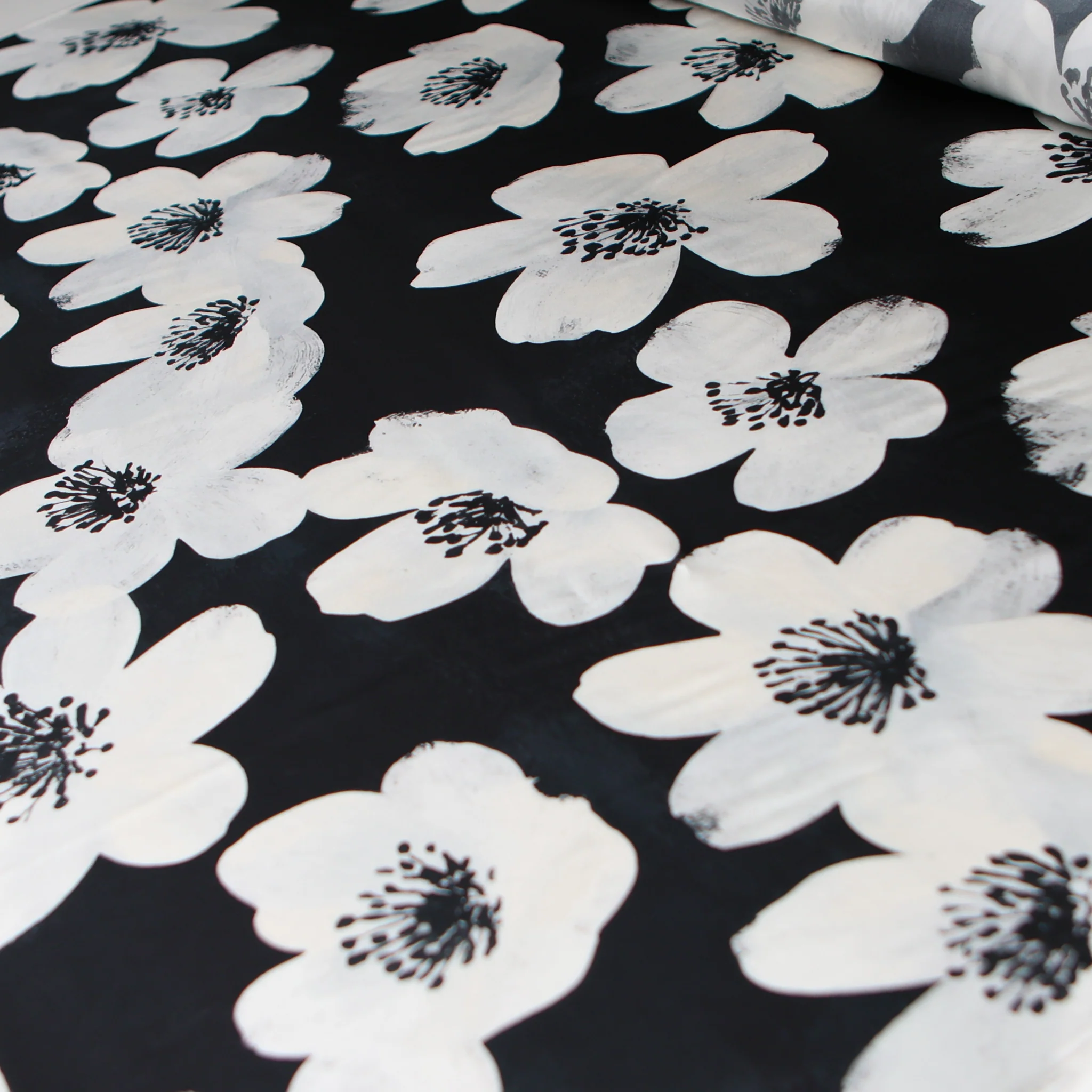 Moonflower Silk Satin - Image 4