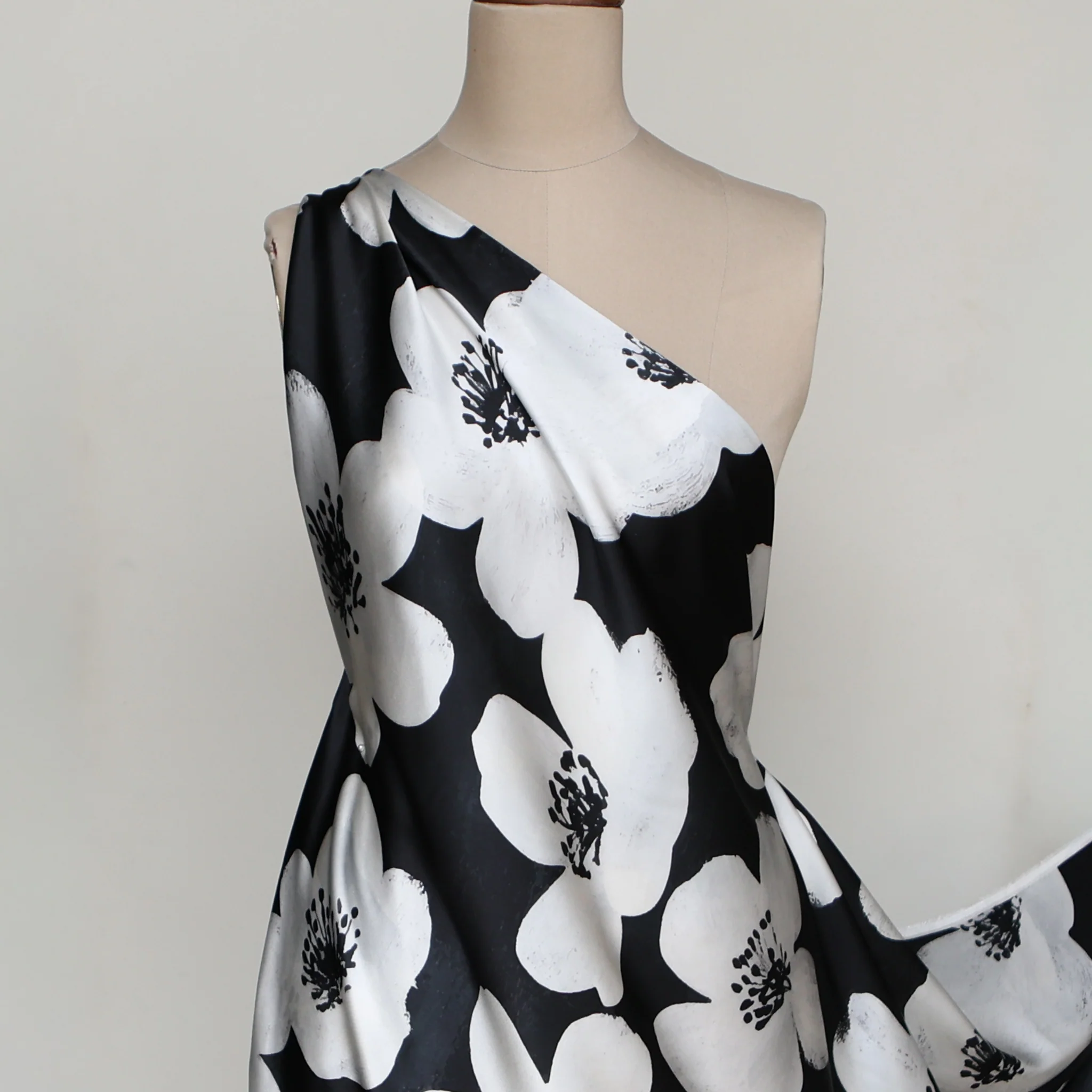 Moonflower Silk Satin - Image 6