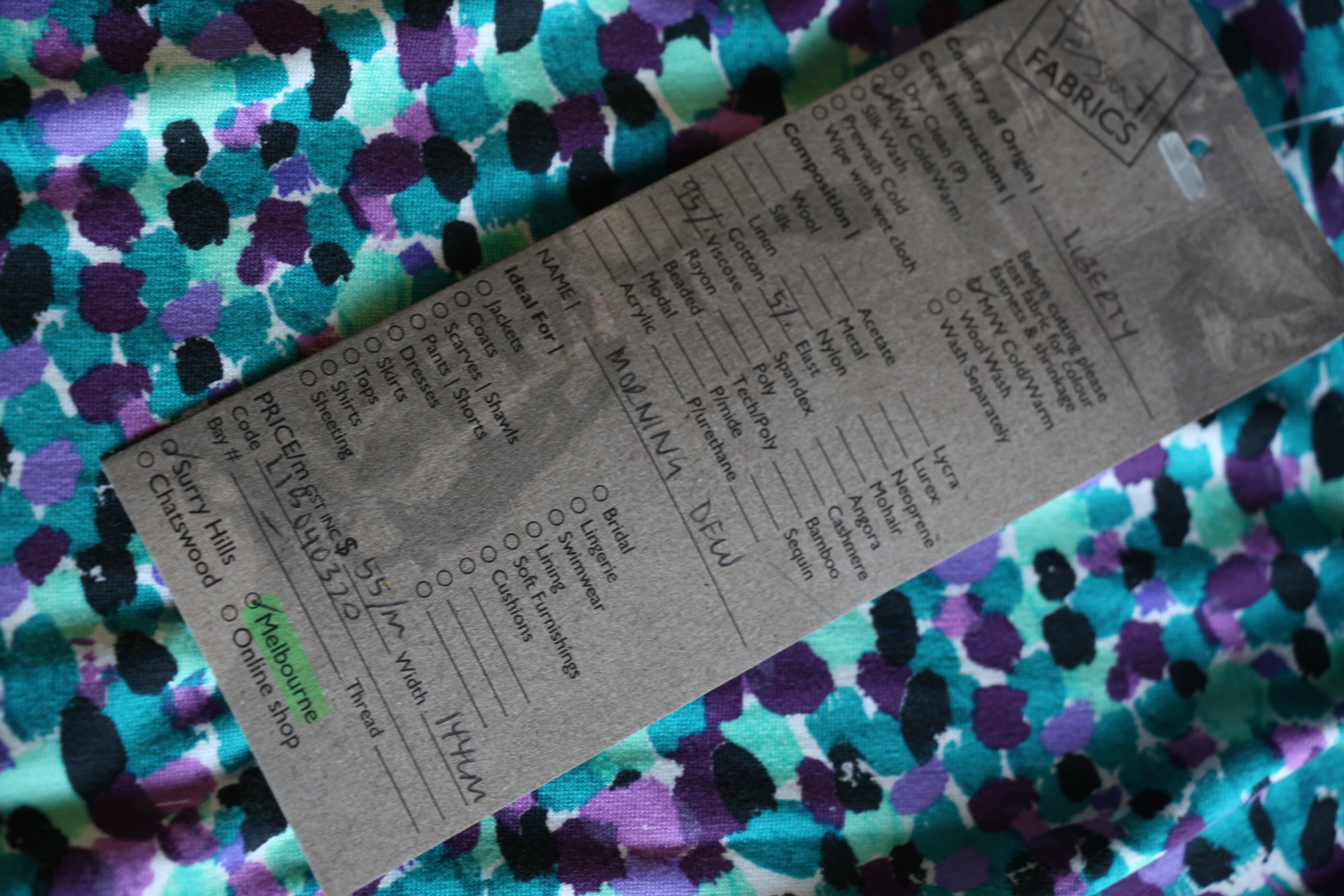Morning Dew Jersey - Liberty Fabric - Image 4