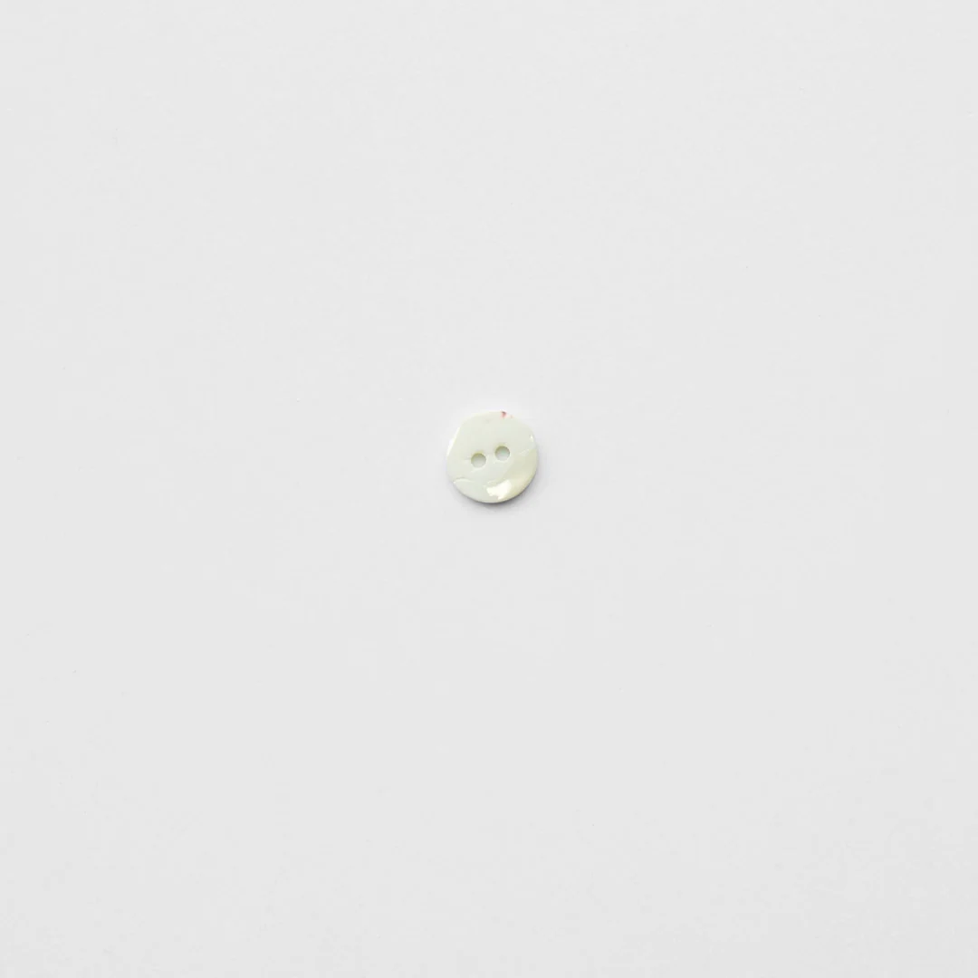Mother Of Pearl Shirt Button - 12mm - 2 Hole - Image 2