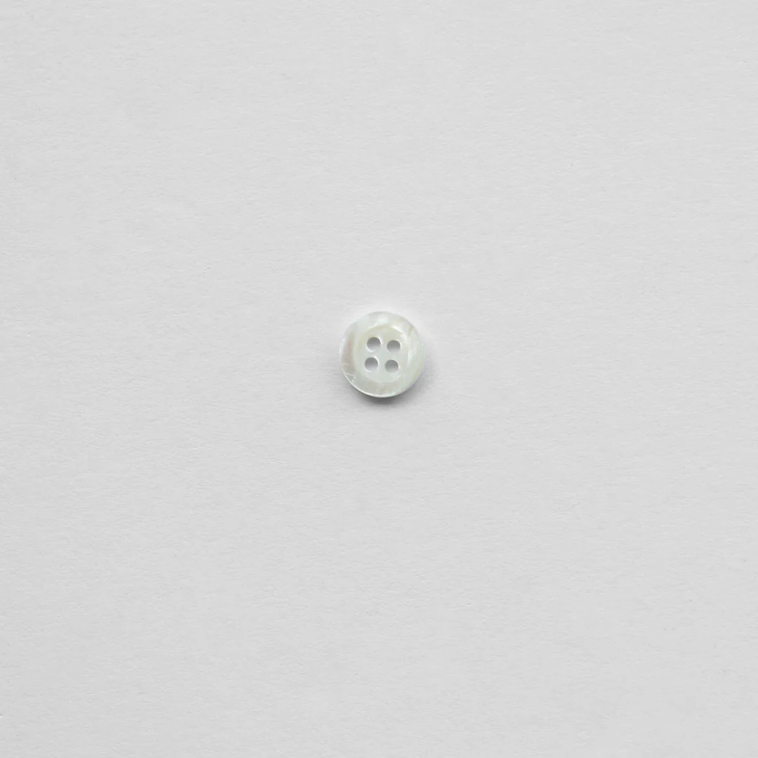 Mother Of Pearl Shirt Button - 12mm - 4 Hole - Image 2
