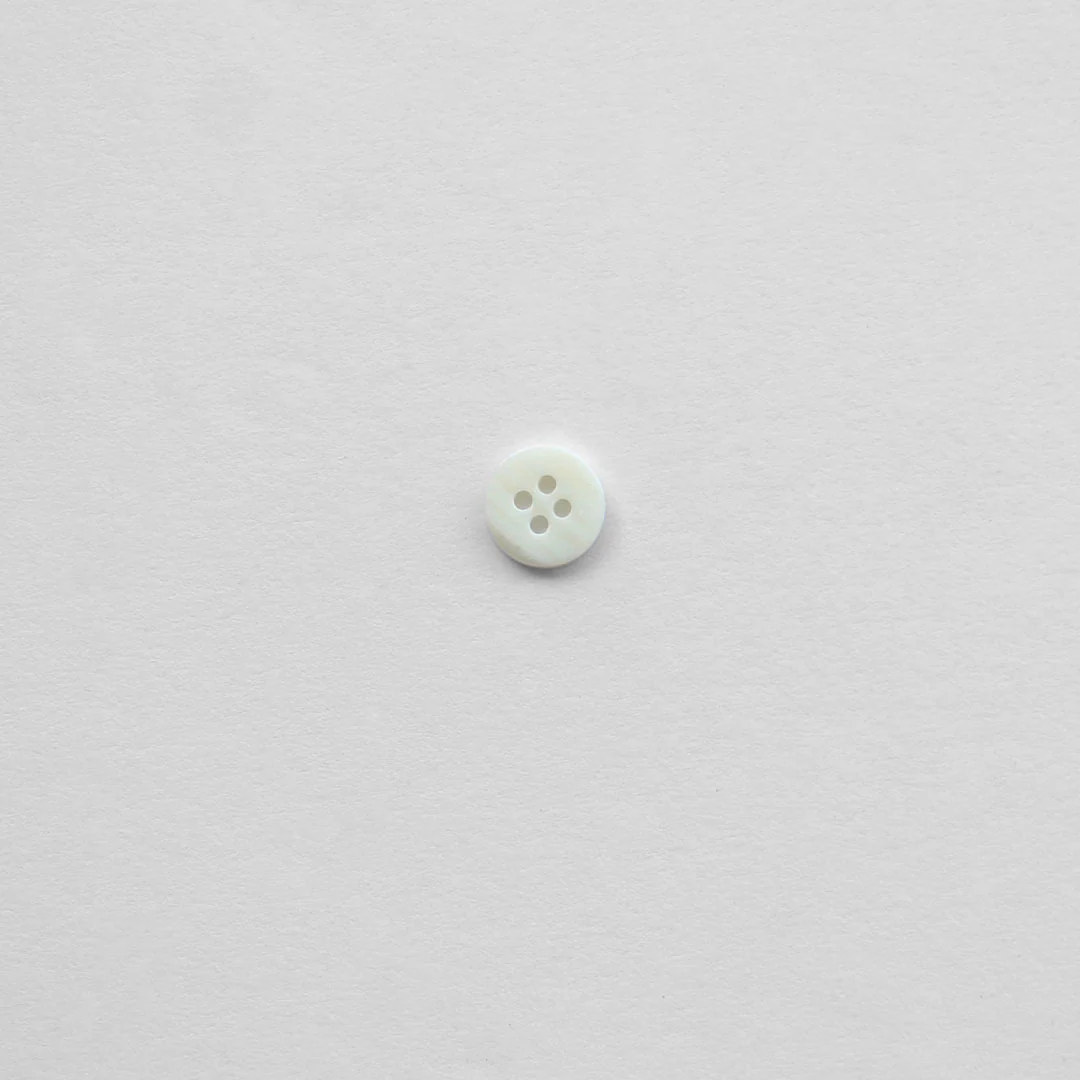 Mother Of Pearl Shirt Button - 12mm - 4 Hole - Image 3