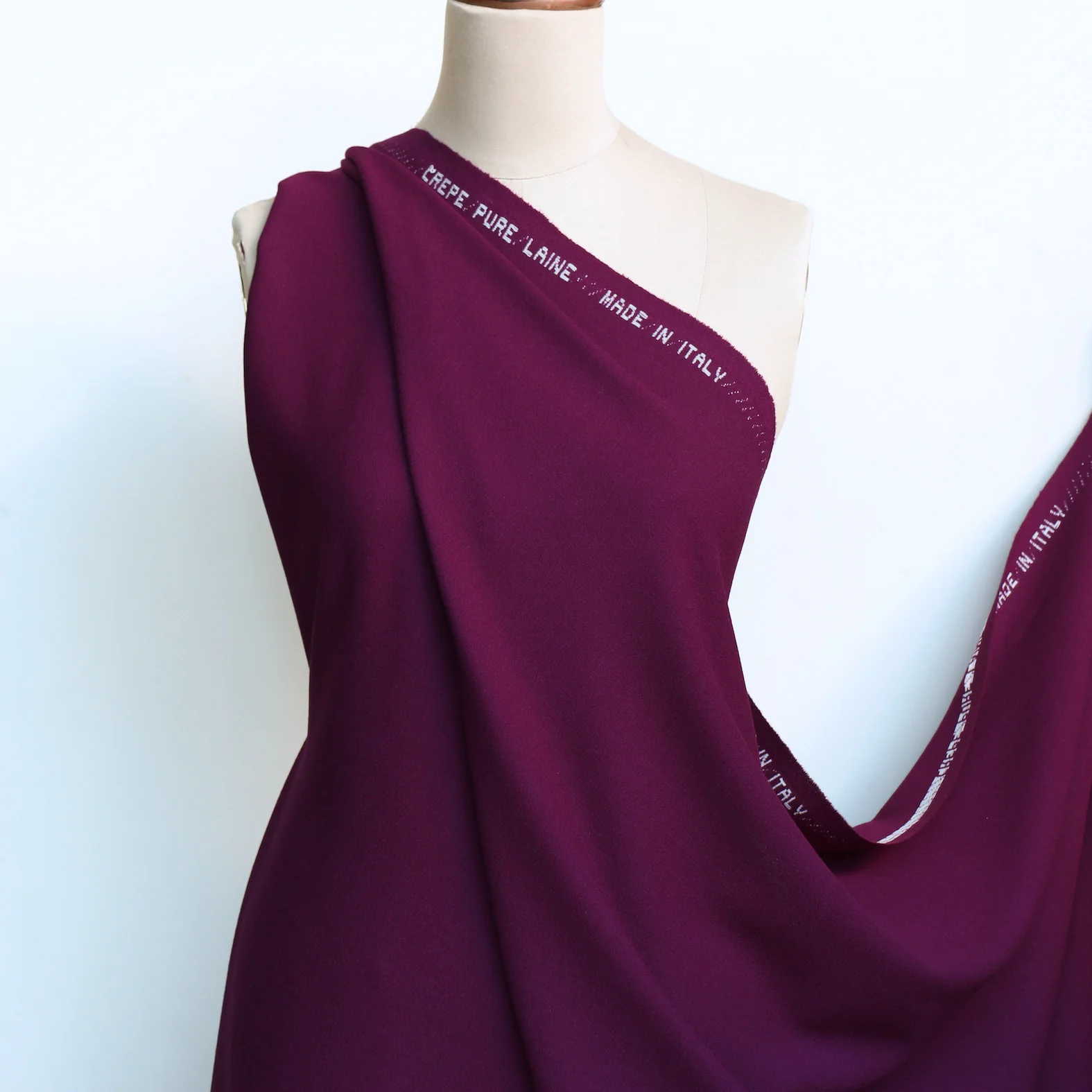 Motiv Boysenberry Wool Crepe - Image 5