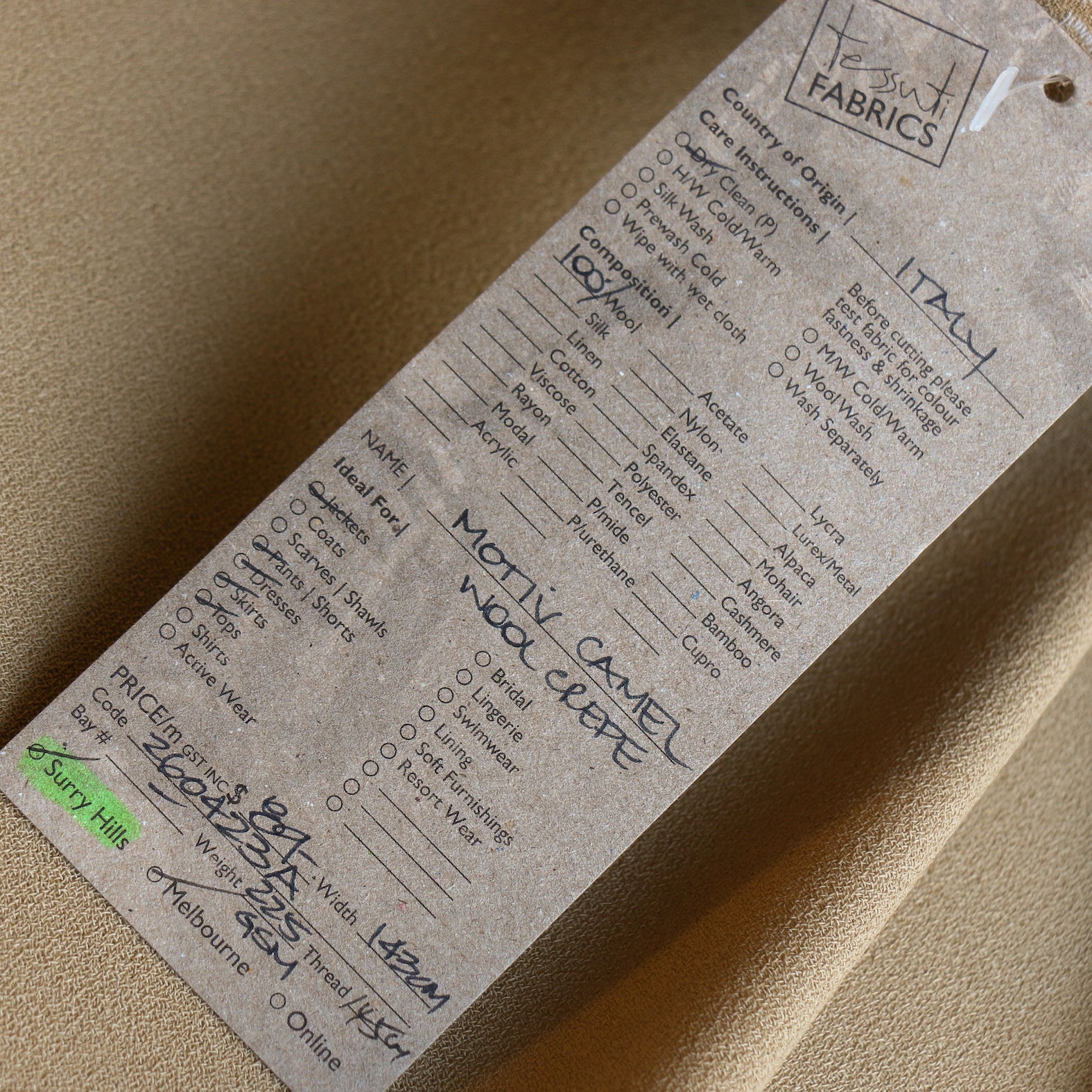 Motiv Camel Wool Crepe - Image 4