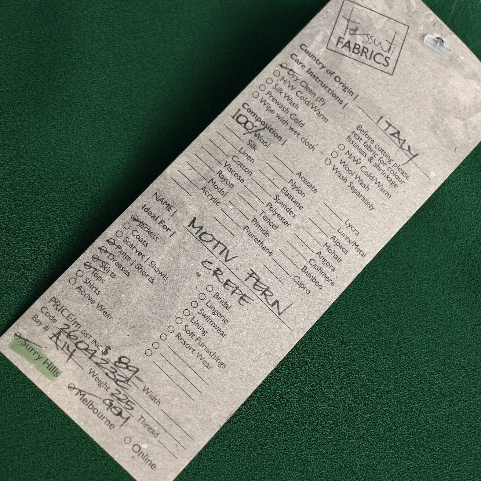 Motiv Fern Wool Crepe - Image 4
