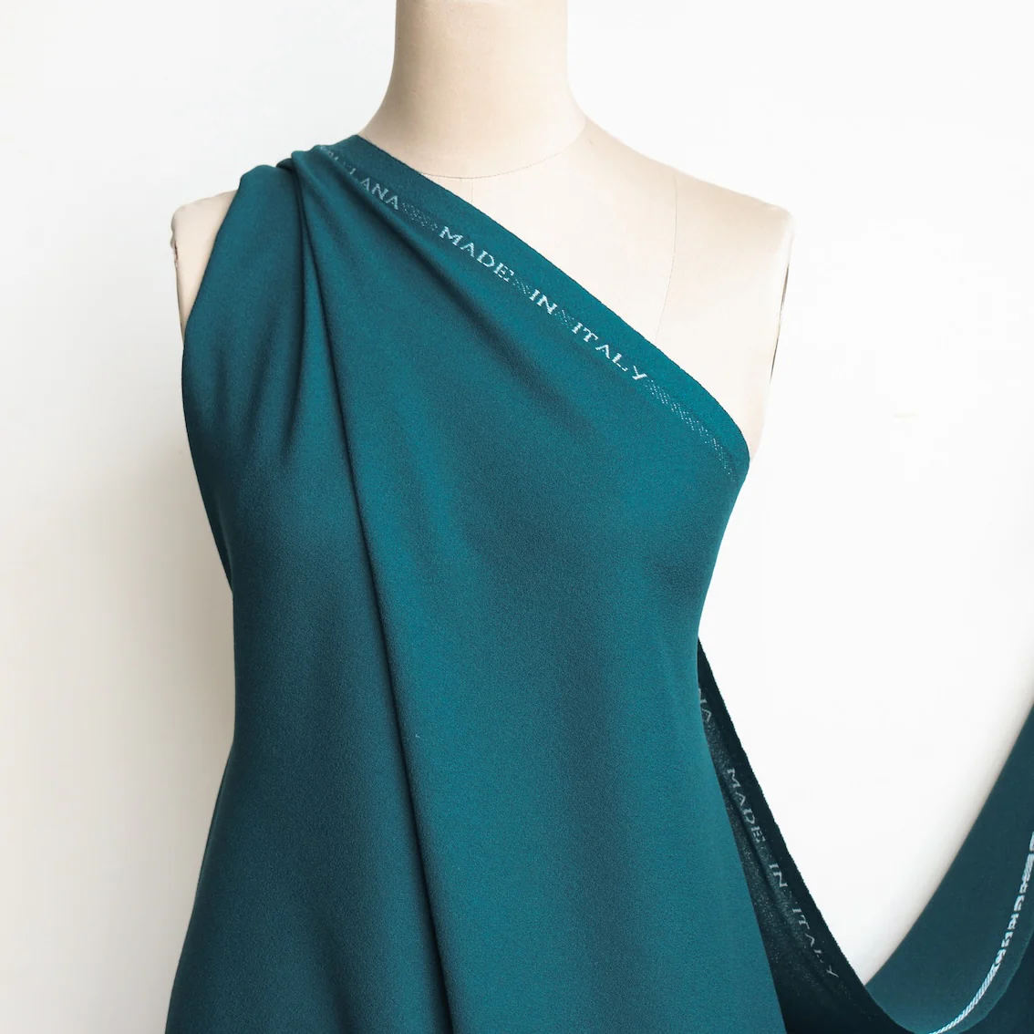 Motiv Teal Wool Crepe - Image 4