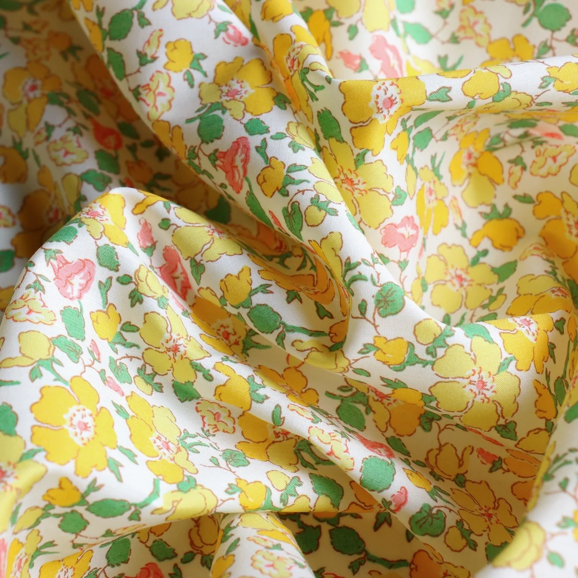 Mrs Stoneley Yellow - Liberty Tana Lawn - Image 2