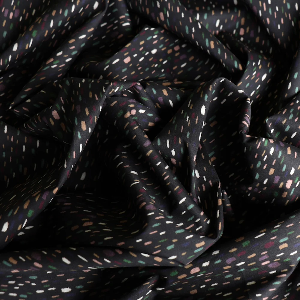 Multi Rain Spot Stretch Cotton - Image 2