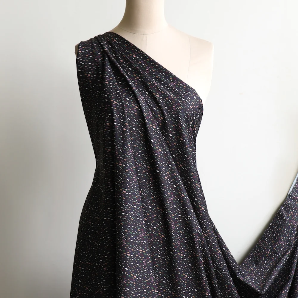 Multi Rain Spot Stretch Cotton - Image 4