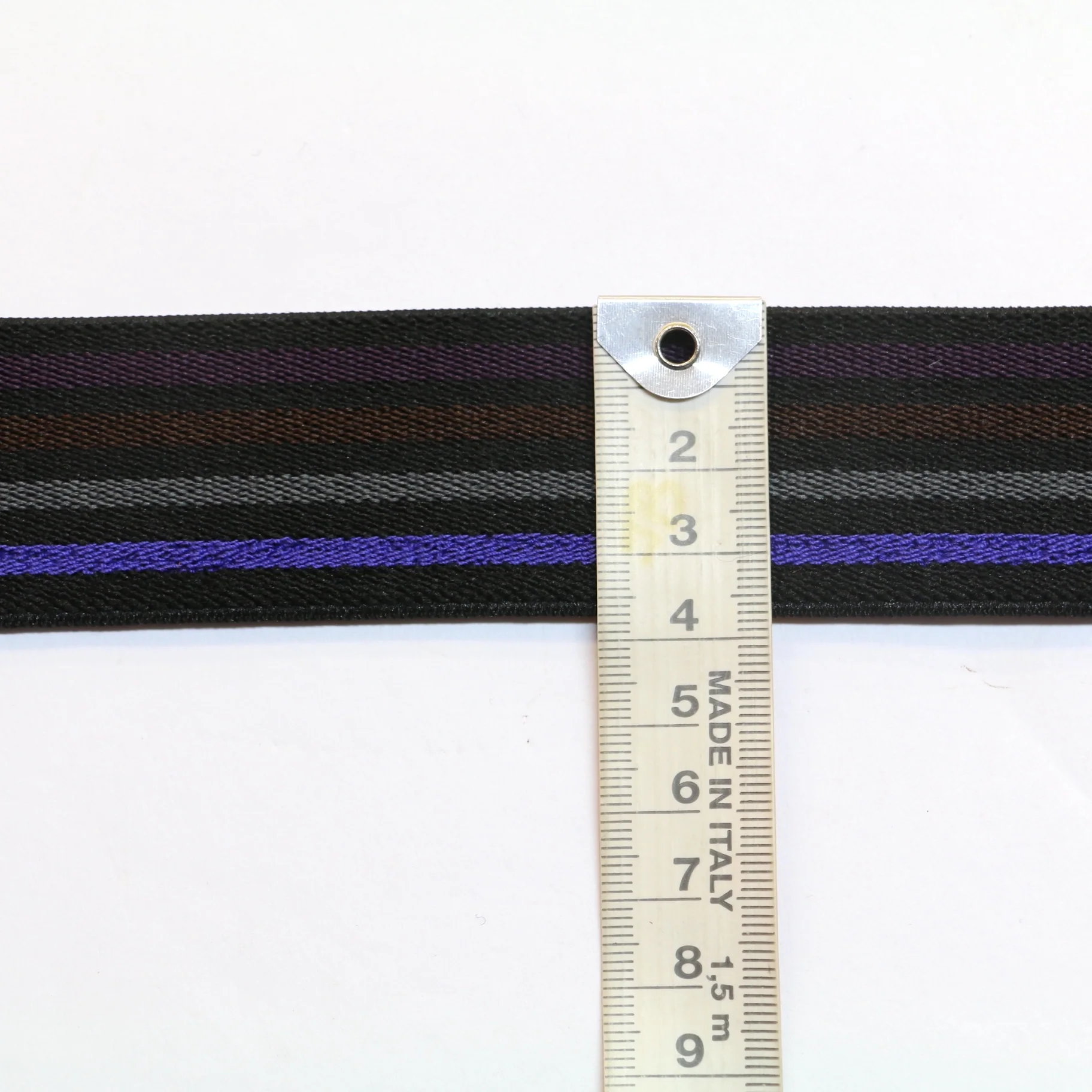 Multi Stripe Grosgrain Elastic (40mm/ 1 1/2") - Image 3