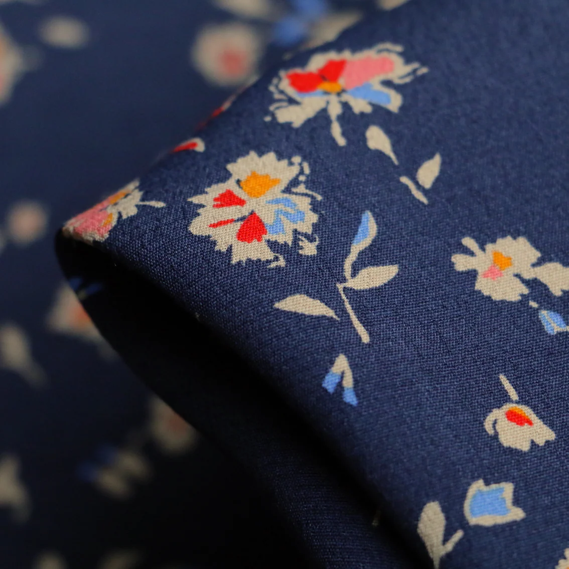 Mystified Floral Viscose Crepe