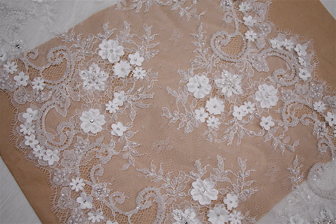Nancy Natural - Lace Trim - 30cm - Image 4