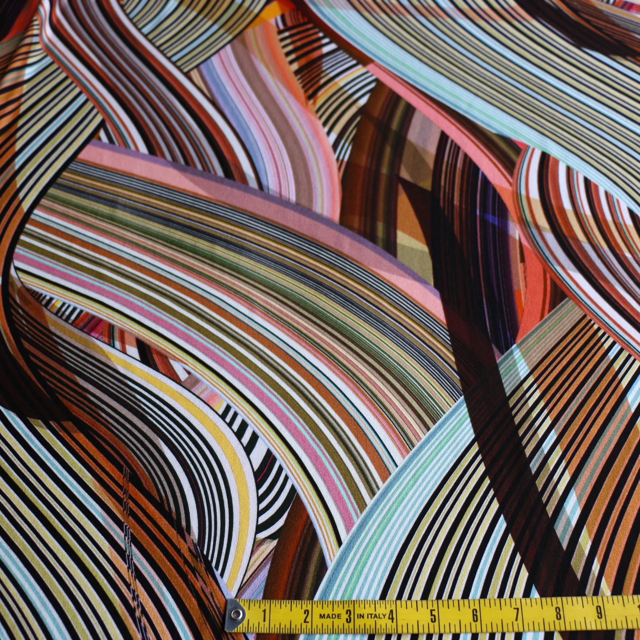 Nastro Stripes - Earth - Viscose Jersey - Image 3