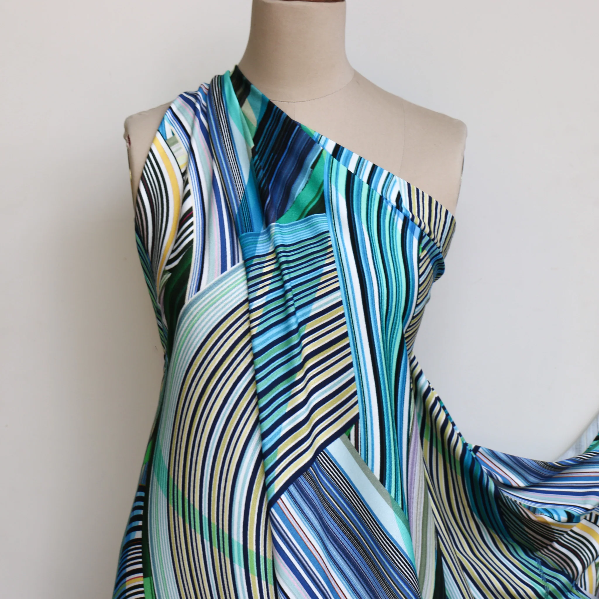 Nastro Stripes - Wind - Viscose Jersey - Image 6