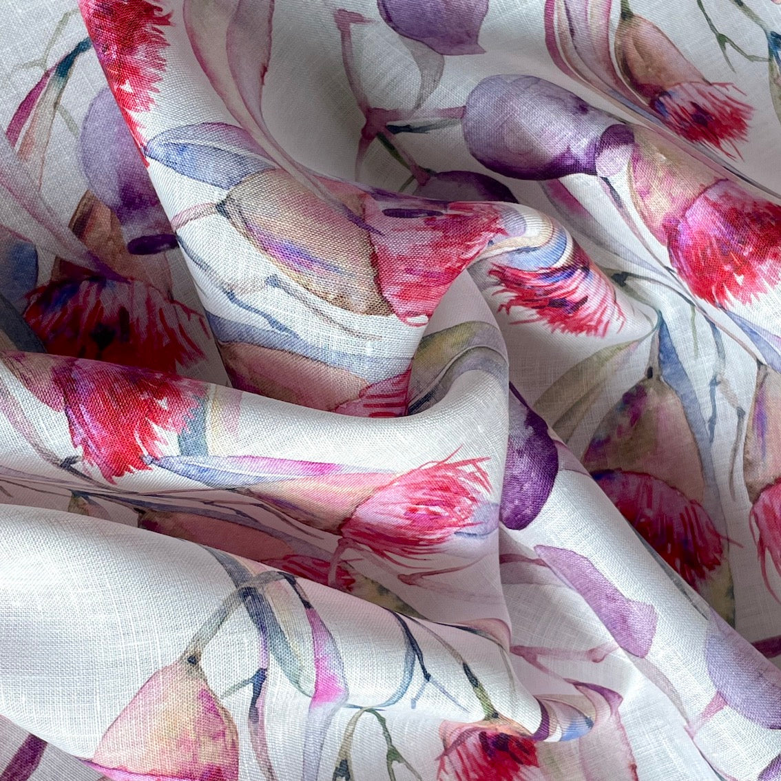 Native Blossom Printed Linen - Image 2