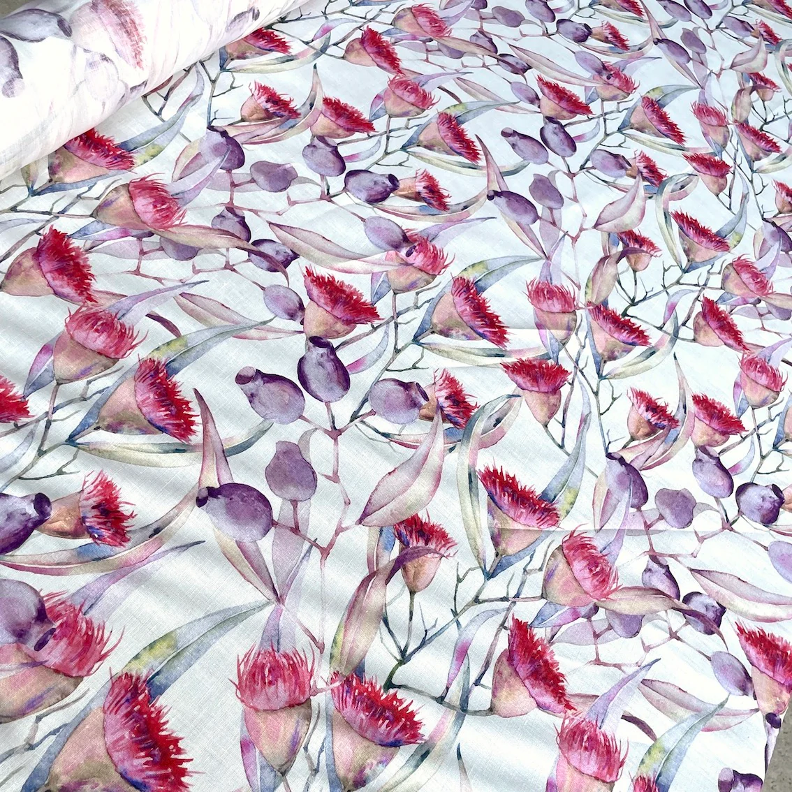 Native Blossom Printed Linen - Image 4
